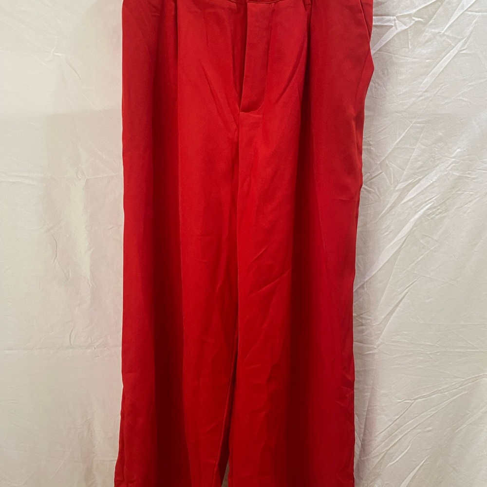 Vibrant Red Pants